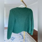 Lands' End 100% Wool  Cardigan Blazer Scandi Structured Dark Academia Winter Fall Photo 2