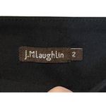 J. McLaughlin J. McLaughin‎ Women's Skirt Lined Casual A-Line Mini Stitch Stretch Black Size 2 Photo 3
