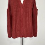 Wet Seal  Cold Shoulder Button Down Cardigan, Sz Medium Photo 3
