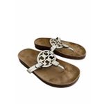 Tory Burch Miller Cloud Sandals Womens Size 6 Spark Gold With Medallion Photo 3