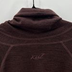 Kuhl Womens Lea Long Sleeve Cowl Neck Tunic Dress Ganache Brown XL Photo 3