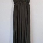 Lulus Green Strappy Halter Maxi Dress Womens XS Summer Beachy Casual Long Photo 1