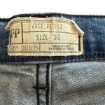 Free People  Destroyed Ripped Knee Skinny Ankle Length Mid Rise Jeans Size 30 Photo 5