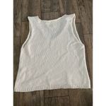 ANINE BING  Women's White V-Neckline Sleeveless Knit Tank Top Size Small Photo 7