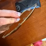 Ray-Ban Aviator  Women’s Sunglasses Gold Frame Black Lenses Polarized Photo 5