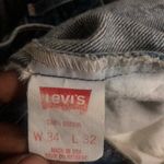 Levi's 1991 Vintage Levi’s 550 Orange Tab Relaxed Blue Jeans 34x32 MADE IN USA 90s Photo 4