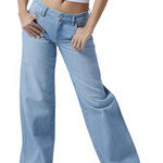 PacSun Casey Low Rise Baggy Jeans Pale Light Indigo NWT Size 27 Photo 0