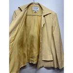 Oscar de la Renta Vintage  Women's Size 8 Button Up Yellow Blazer Jacket Lined Photo 11