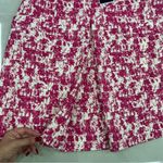 Oscar de la Renta  Tweed Pink and White Pocket skirt Photo 7