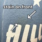 Hanes Vintage  Comfortblend Blue Graphic Sweatshirt Long Sleeve Large Photo 9