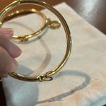 Kate Spade Gold and Blue Bangle Bracelet Set Photo 3