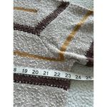 Mason & Belle  Ellie Textured Striped Sweater Cream, Brown, Yellow Size XL Photo 8