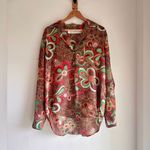 Alix Of Bohemia | Gogo Chocolate Silk Blouse L Brown Size L Photo 2