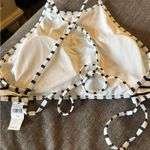 Aerie Striped Halter Bikini Top size M NWT Photo 1