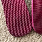 Havaianas Women’s Flip Flops Purple Size 8 Brazilian Sandals Palm Frond Like New Photo 5