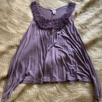 Candie's Purple Flower Tank Top Photo 0