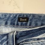 EXPRESS RF Rock LA Boot Cut Y2K Low Rise Distressed Denim Jeans Womens 12 Grunge Photo 3