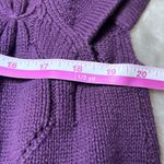 Cato  One Button Knit Cardigan Sweater Womens XL Purple Short Sleeve Cozy Comfy Photo 9