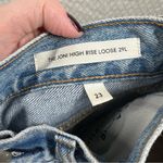 Denim Forum Light Wash The Joni High Rise Loose Jeans Blue Size 23 Photo 4