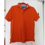 Tommy Hilfiger  Mens Classic Fit Polo Shirt Orange Size S Photo 2
