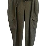 Chico's Chico’s Olive Green Paperbag Waist Cargo Pants Photo 0