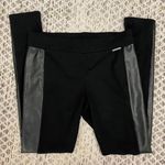 Michael Kors Faux Leather Black Leggings Photo 1