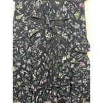 LA MAISON TALULAH Anthropologie BLACK FLORAL LAYERED MINI DRESS Size Medium Photo 3