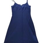 XOXO NWT  Blue Satin Dress – Vintage Y2K Silky Fit | Sz M with Original Tags Photo 9
