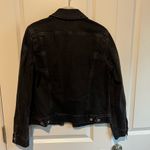 Lucky Brand  Black Washed Dark Denim Jacket Photo 6