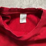 Russell Vintage Oversized Crewneck Sweatshirt Red Photo 2