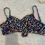 Vera Bradley Reversible Bikini top - floral and stripes size Small Photo 3