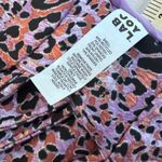 Joy Lab Sports Bra Multicolored Cheetah Print Size Small, Strappy Back like new Photo 4