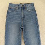 Madewell Classic Straight Jean Womens 25 Tall Medium Nearwood Wash Stretch M3586 Photo 5