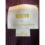 Anthropologie Maeve Burgundy Cowl Neck Oversize Sweater Size XS Women Modern Photo 2