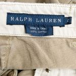 Ralph Lauren Vintage  Women's Chino Pants Size 2 Cotton Slim Fit Utility Dark Tan Photo 6