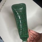 American Vintage Y2K Green Croc Embossed Shoulder Bag Photo 4