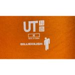 Billie Eilish Uniqlo  Takashi Murakami Peach Logo Tee Shirt Orange Sz Medium Photo 3