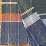 Vince Camuto NWT Wrap Scarf Shawl So Soft Blue Green Pink Silver Plaid Gorgeous Photo 2