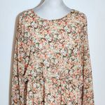 Staccato  Orange Floral Dress Size XL Wedding Guest Dress Photo 2