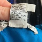 Oleg Cassini  Vintage Electric Blue Beaded Sheath Dress Size 8 Photo 6