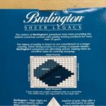 Vintage Burlington Sheer Legacy Medium Black N53 Thigh Highs Photo 4