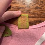 Prima Bella Sweater Pink Women's Size L Square neck 3/4 sleeve Preppy Size L Photo 3