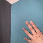 Prómesa Crewneck Promesa Color Block Cozy Sweatshirt Top Oversized Size Medium Photo 2