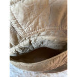 Bogari Silk Camel Quilted Jacket L Corduroy Collar Quiet Luxury Equestrian VTG Tan Size M Photo 9