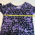 Hary Dary Celestial Dress Moons Stars Women’s Sz Medium Witchy Drop Waist Purple Photo 4