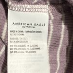 American Eagle  Outfitters Lavender and White Striped Crop Top Photo 3