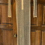 Hot Miami Styles  HMS Sheer Embellished Maxi Dress Cover Up In Nude Size Small Photo 0