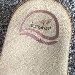 Dansko  Sophie Wedge Sandals 11-11.5 Beige Snakeskin Leather Slip On Clogs Shoes Photo 13