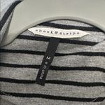 Check & Stripe Gray Black Striped‎ Knit Blazer Jacket Size M Photo 2