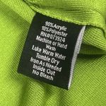 Misook  Shell Tank Womens 1X Kelly Green Knit Sleeveless Side Slits Photo 2